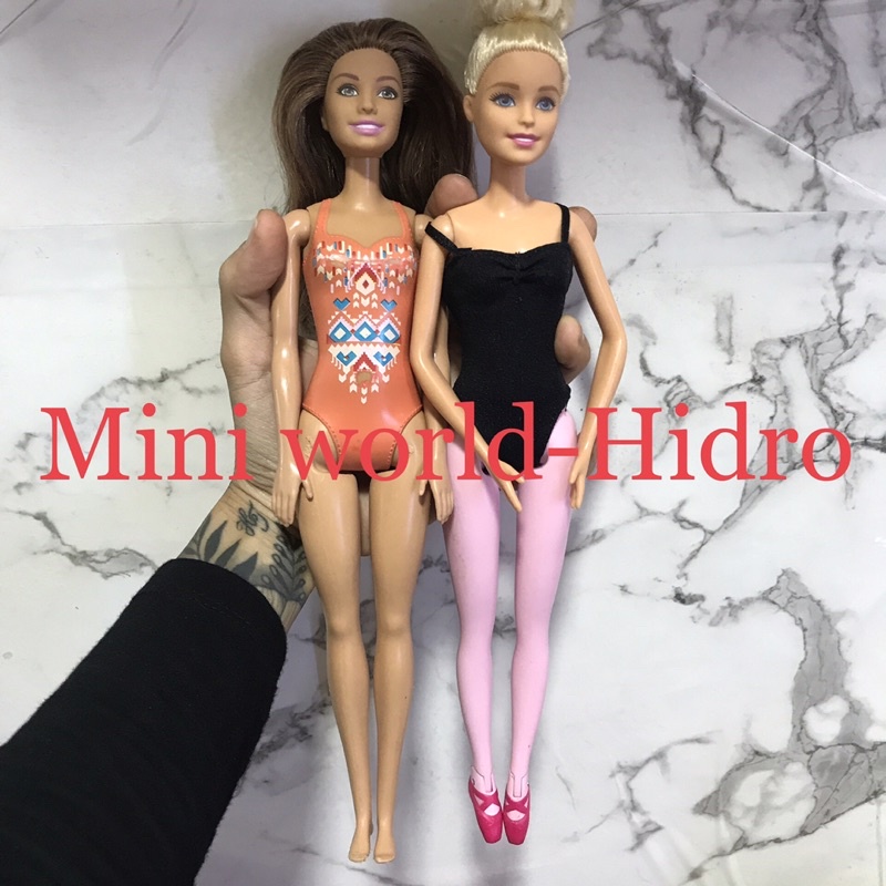 Búp bê Barbie fashionistas chính hãng nghề nghiệp da đen body mập mã S50