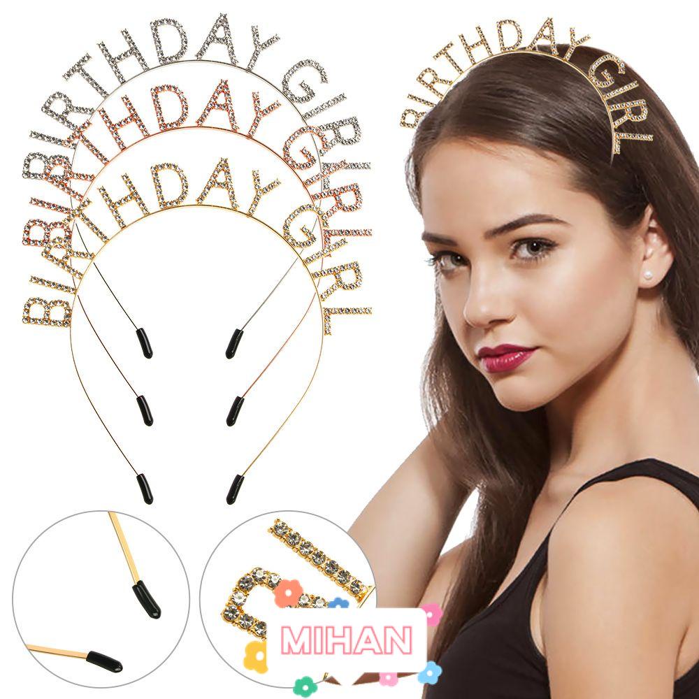 Băng Đô Cài Tóc Bằng Hợp Kim Kim Loại Thời Trang Dành Cho Nữ MIHAN1|Vương Miện / Vương Miện Công Chúa Nhiều Màu