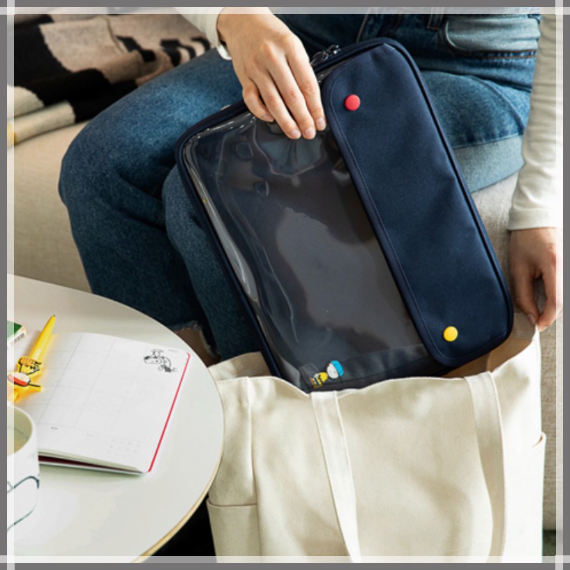 Túi đựng laptop hình hoạt hình Snoopy dễ thương phong cách Hàn Quốc