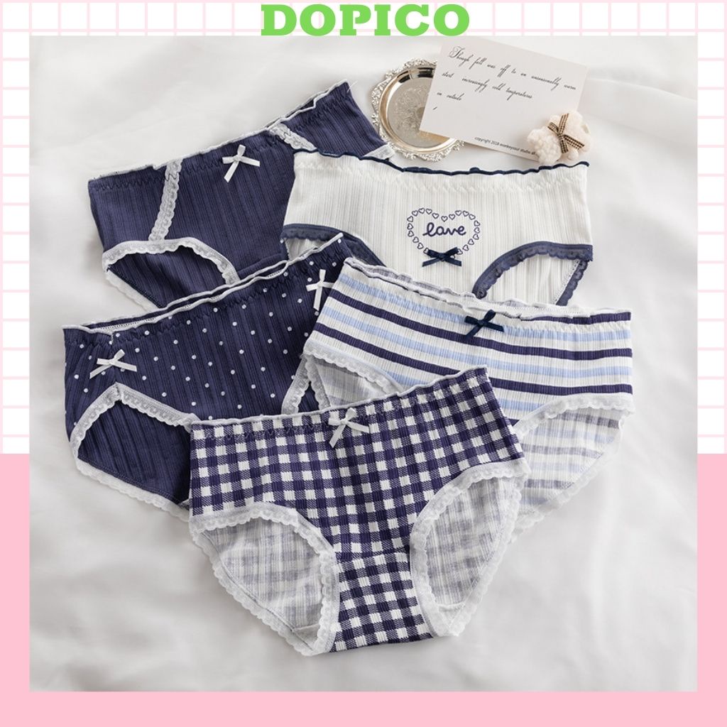Quần lót nữ cotton kháng khuẩn cao cấp đáng yêu và xinh xắn DOPICO L396
