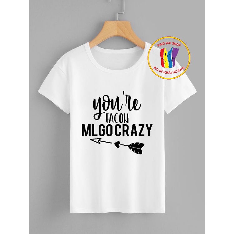 áo thun nữ in chữ dễ thương thun lạnh thoải mái co giản 4 chiều