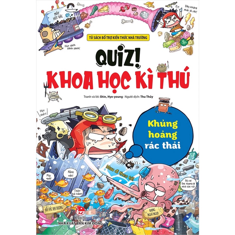 Sách thiếu nhi Quiz! Khoa học kì thú Tủ sách bổ trợ kiến thức nhà trường