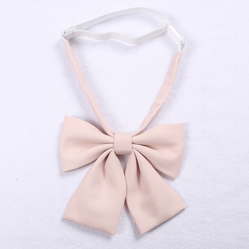 Cà vạt nơ màu trơn thời trang xinh xắn cho nữ