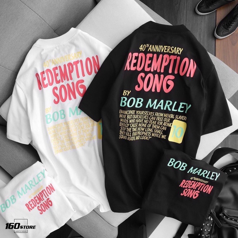Áo thun nam GẤU 194 cổ tròn tay ngắn vải coton co dãn, dày dặn, form regular fit - BOB MARLEY