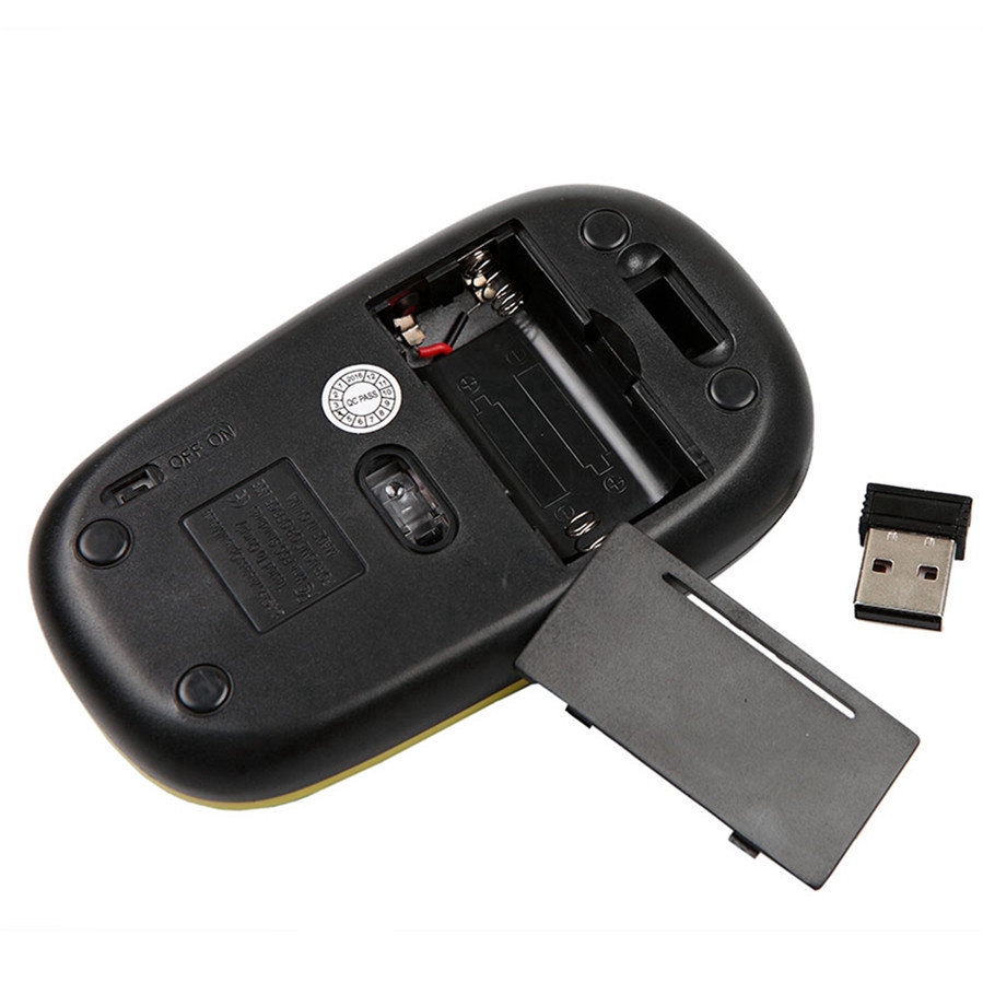 Chuột quang không dây mini B' 2.4G USB 2.0 cho PC / Laptop