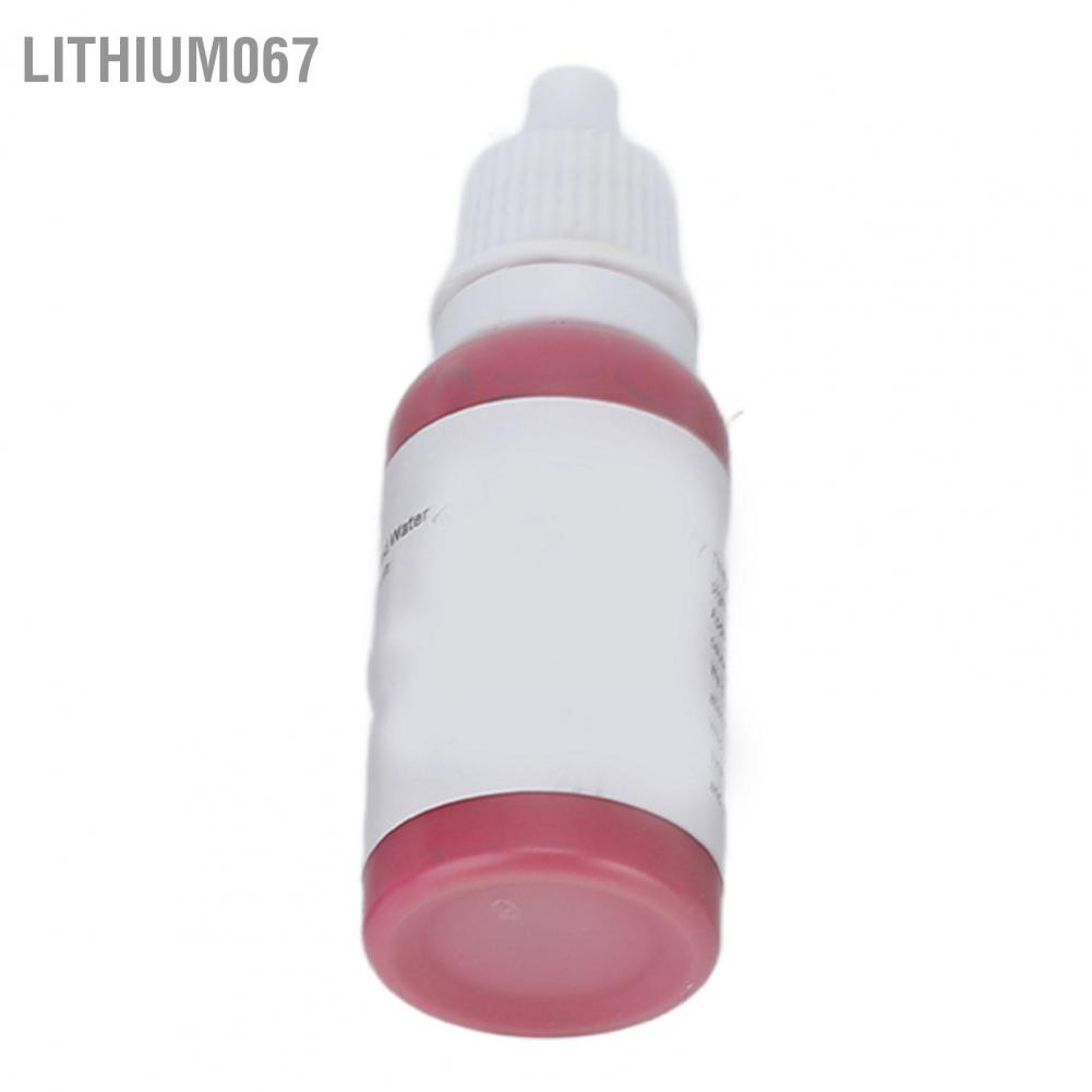 Lithium067 6 Colors 15ml Tattoo Ink Set Microblading Coloring Pigment for Practice Real Person Mực tập phun xăm