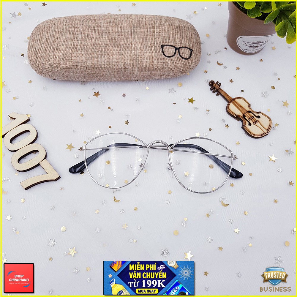 KÍNH MÁT NỮ GỌNG XI GIẢ CẬN FORM BẦU CAO CẤP 1560 SH1007 | BigBuy360 - bigbuy360.vn
