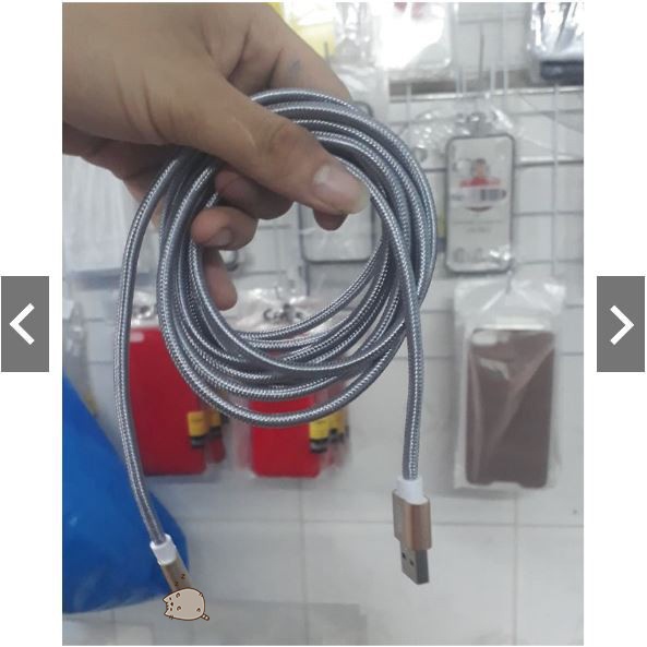 SALE SẬP SÀN-Cáp Sạc IPDây Dù Dài 3m Cao Cấp