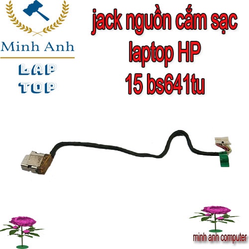 jack nguồn cắm sạc laptop HP  15 bs641tu ( Rắc DC )