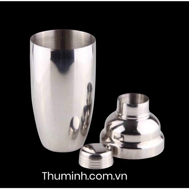 Bình Lắc Shaker Pha Chế 100% Inox (350ml-550ml-750ml)