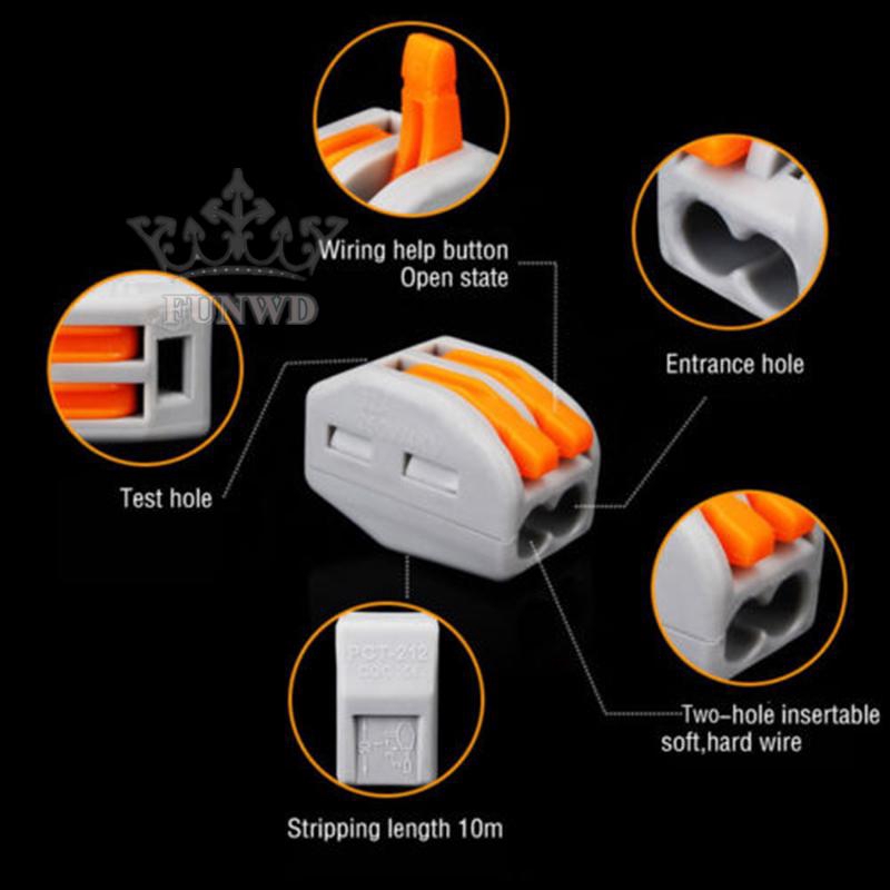 Bộ Thiết Bị Đầu Nối Dây Điện 2-pin 32a Đầu P6. 0.08 0.02.5 7kw