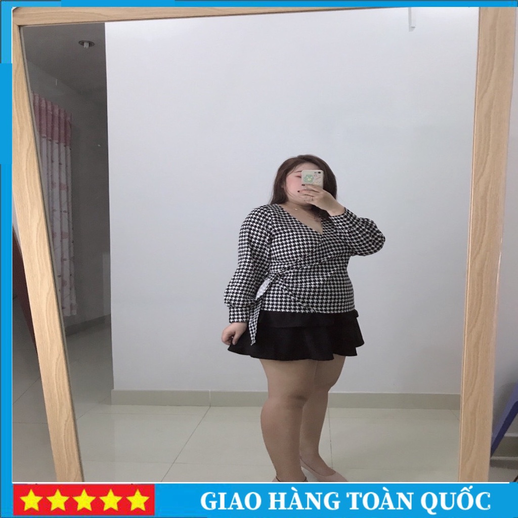 Áo ziczac Bigsize chất thun Mango co giãn thoải mái