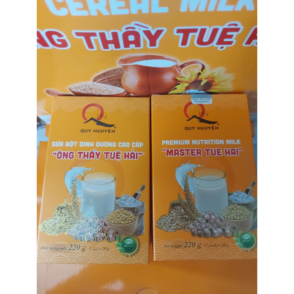 SỮA BỘT DINH DƯỠNG CAO CẤP ” ÔNG THẦY TUỆ HẢI” – HỘP 11x20Gr