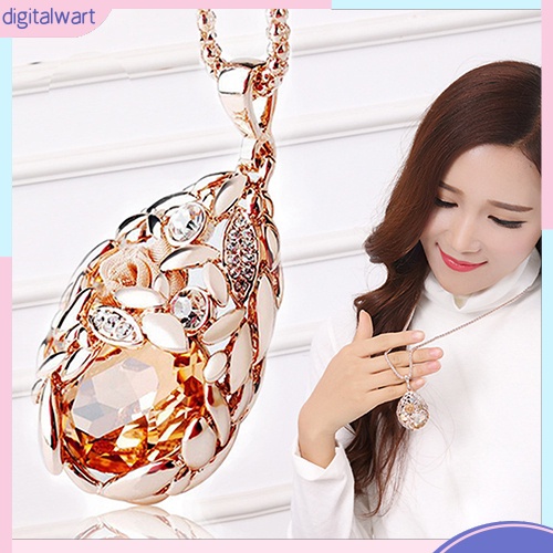 Dây Chuyền Nữ Trang Mặt Giọt Nước Độc Đáo