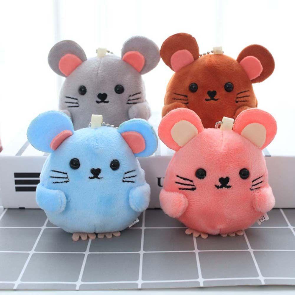 Móc Khóa Hình Chú Chuột Nhồi Bông Dễ Thương
