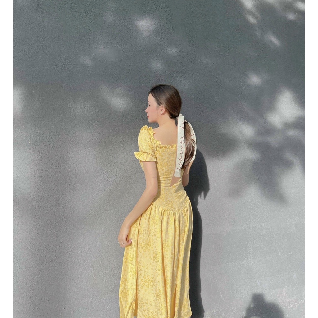 [HÀNG THIẾT KẾ CAO CẤP] Đầm Maxi Hoa Đan Dây Trễ Vai Mặc Đươc 2 Kiểu Đi Biển / Du Lịch Dễ Thương Form Dài