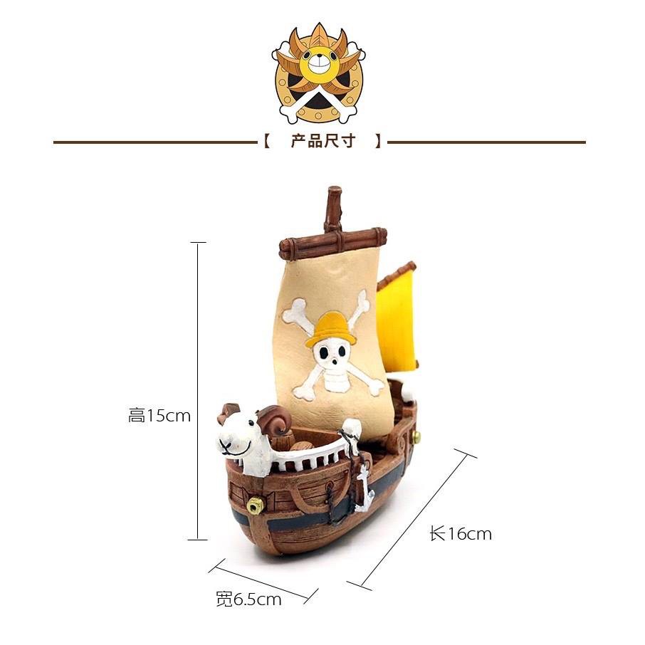 Mô Hình Tàu Thuyền Thousand Sunny trang trí thủy sinh, bể cá cảnh