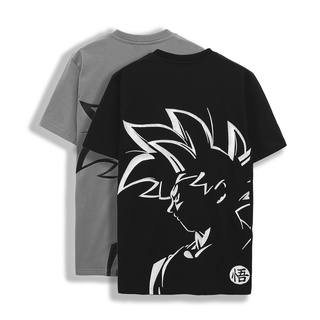 Áo Thun Nam Cổ Tròn INF In - Thêu logo Goku, Chất Vải Cotton Co Giãn, AT010615, SOMEHOW
