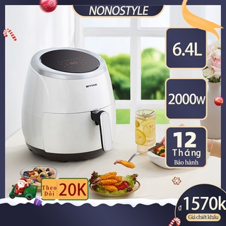 Nồi Chiên Không Dầu 6.4L- BIYI AF25A - 2000W - Bảo Hành 12 Tháng- Màn hình điện tử thông minh