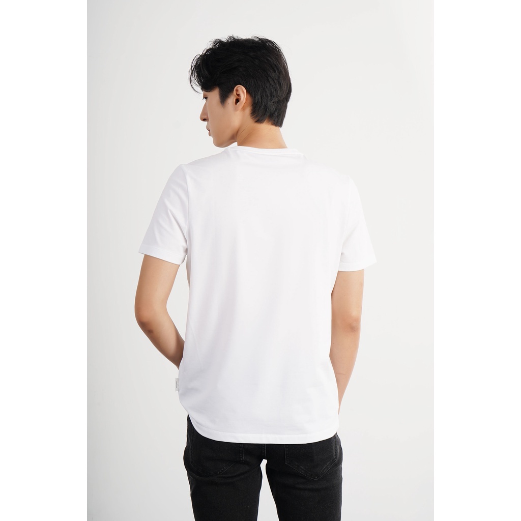 Áo Thun Nam Tay Ngắn Trơn Form Fitted - Routine 10S21TSH019C