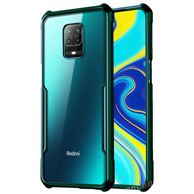 Ốp điện thoại chống sốc trong suốt viền màu cho Xiaomi Redmi Note 9 Pro Max 9s Redmi Note 10 8 Pro 7