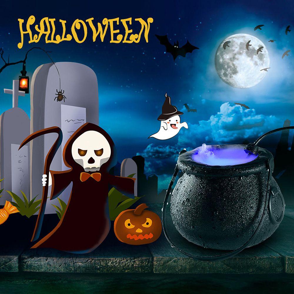 Khói AUGUSTINE|Đài Phun Nước Bằng Hợp Kim Kẽm Làm Quà Tặng Phong Cách Phù Thủy|Phụ Kiện Trang Trí Halloween Độc Đáo Sáng Tạo