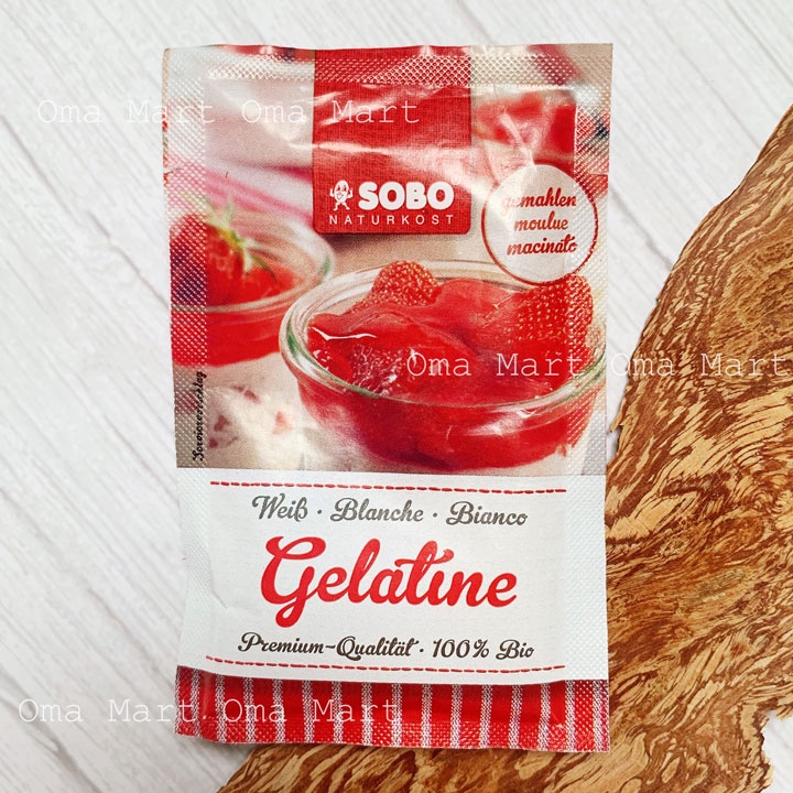 Bột gelatine hữu cơ Sobo 9g