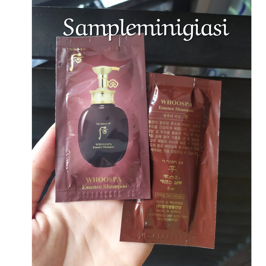 Gói Dầu gội whoo essence shampoo 8ml
