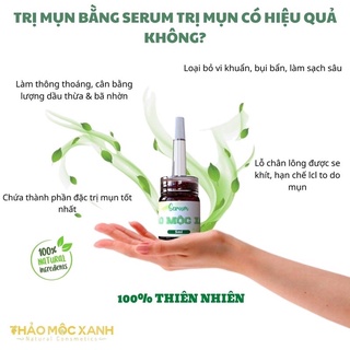 [SẴN HÀNG] SERUM THẢO MỘC XANH 3 lọ