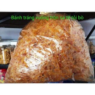🌾1 Ký Bánh Tráng Vuông Trộn Sa Tế Tỏi Bò🌿
