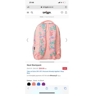 Balo Smiggle có bé từ 5 tuổi