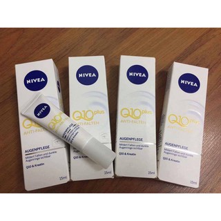 ( HÀNG NỘI ĐỊA ĐỨC CÓ BILL )Kem chống nhăn vùng mắt Nivea Q10 anti Falten