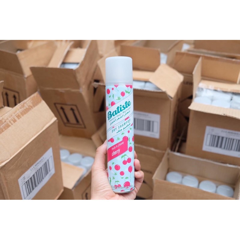 Dầu Gội Khô Batiste Dry Shampoo 200ml Hết Ngứa, Hết Bết Dính Tóc Bồng Bềnh Tức Thì