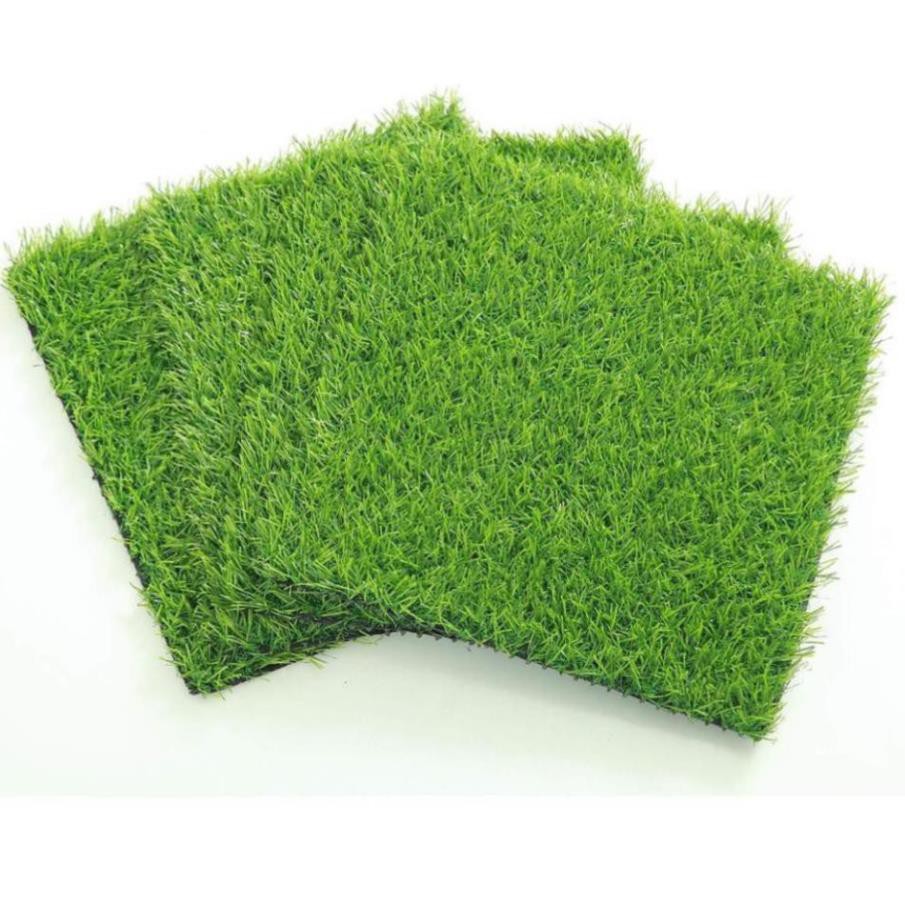 [ 0.5M x 0.5M ] tấm cỏ nhựa nhân tạo - cỏ giả cao 2cm