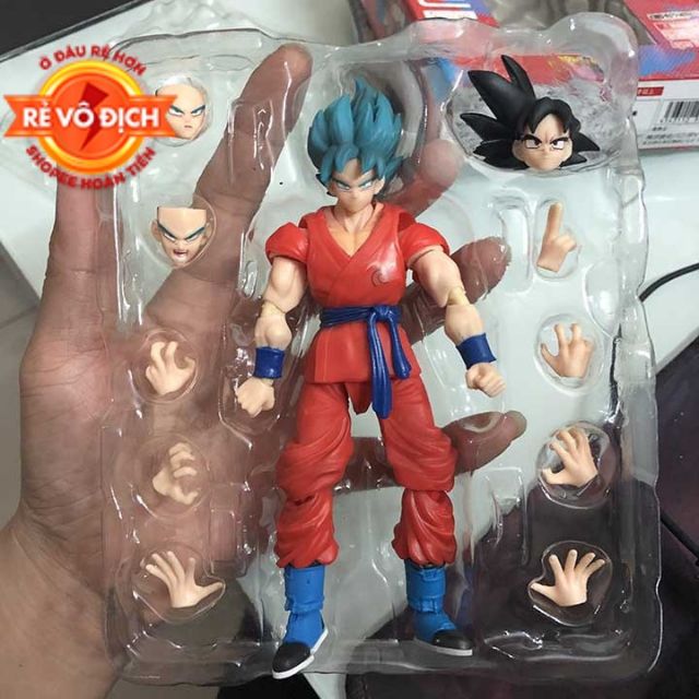 [Hàng có sẵn-Xả hàng tăng doanh số] Mô hình Goku Blue khớp cử động, sắc nét từng chi tiết