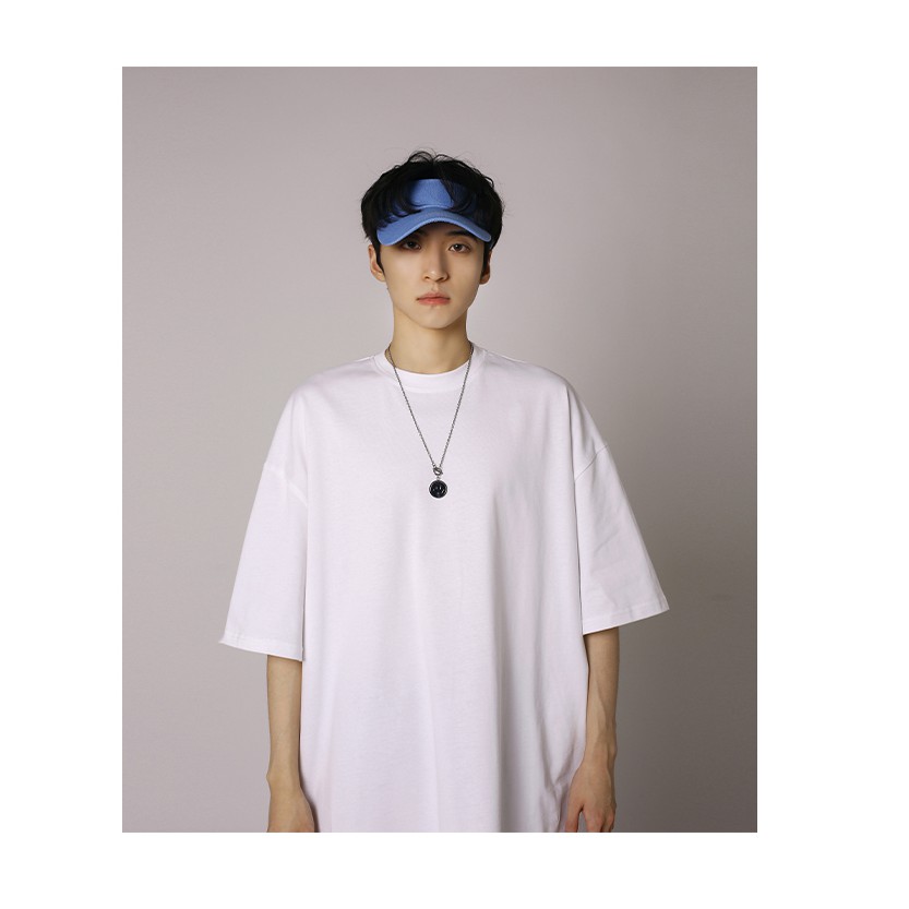 Áo Thun Trơn Unisex tay lỡ 100% Cotton Form Rộng Vải Dày [AMO]