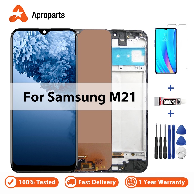 Màn Hình Cảm Ứng LCD 100% Thay Thế Chuyên Dụng Cho Samsung Galaxy M21 M215 M215F SM-M215F / DS