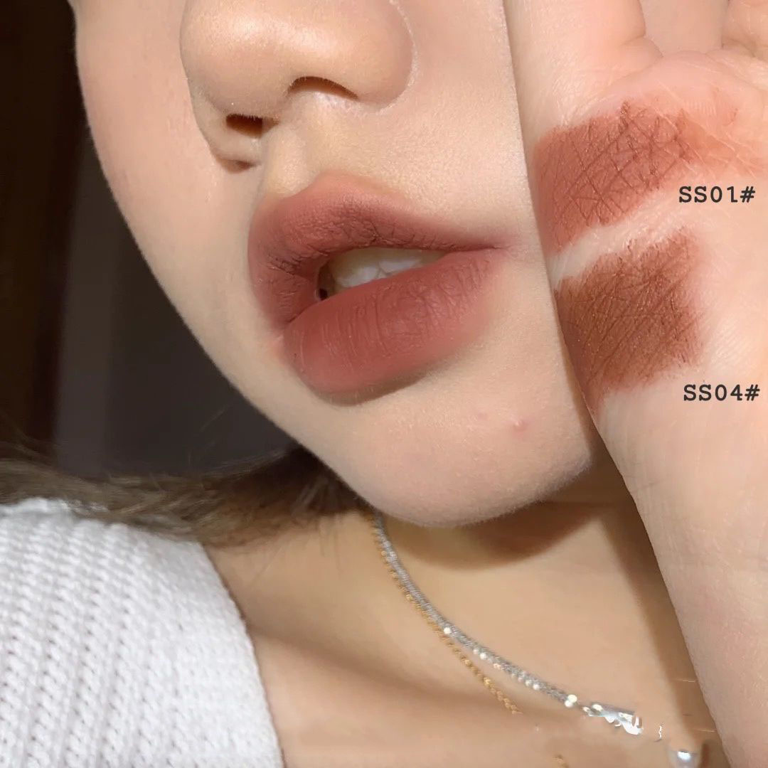 Chestnut New Color Lip Glaze Mist Velvet Cloud Matte Matte Lipstick | BigBuy360 - bigbuy360.vn