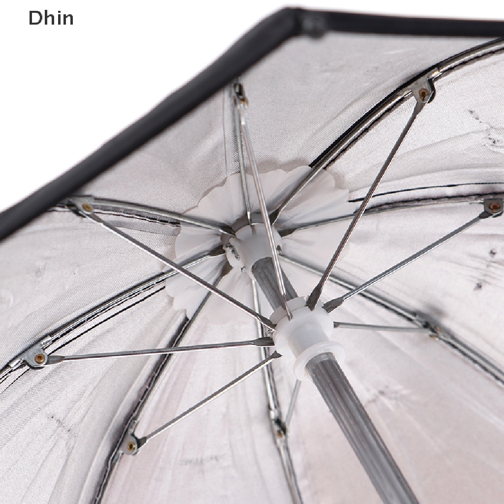 Dù Mini Kiêm Giá Đỡ Điện Thoại Gắn Xe Đạp Chống Nắng Tự Động Bằng Polyester