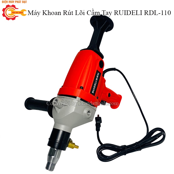 Máy Khoan Rút Lõi Cầm Tay RUIDELI RDL-110 Công Suất 1600W-Khả Năng Khoan Mũi Tối Đa 110mm-Bảo Hành 6 Tháng