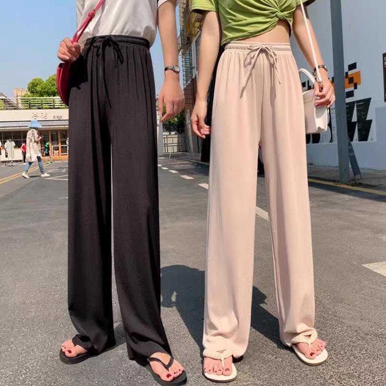 Quần ống rộng thun tăm co giãn quần culottes dáng thụng mềm đẹp đủ size mẫu mới nhất 2021 | BigBuy360 - bigbuy360.vn