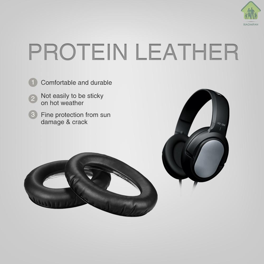 NA Replacement Memory Ear Pad Cushion Protein Leather Compatible with Sennheiser PXC350 PXC450 PC350 HD380 HD380 Pro HME95 HMEC250 Headphone