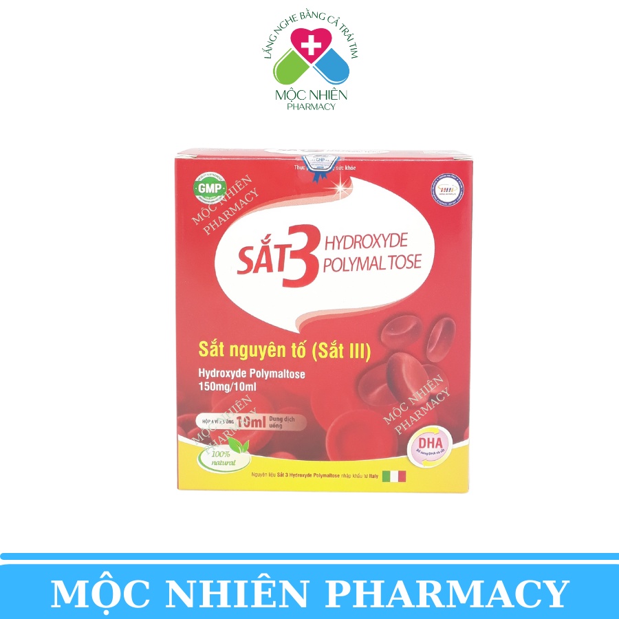 Sắt Cho Bé, Sắt Cho Bà Bầu, Sắt Hữu Cơ, Bổ Sung Sắt, Vị Thơm Ngon, Mộc Nhiên Pharmacy