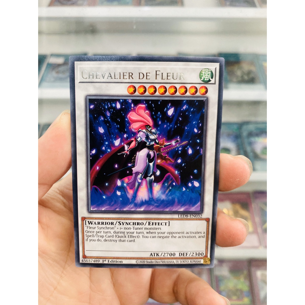 Thẻ Bài YugiOh! Mã LED8-EN032 - Chevalier de Fleur - Rare - 1st Edition