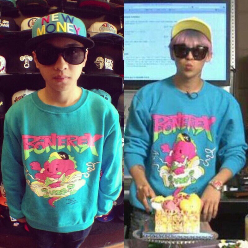 áo nỉ dài tay Bonerex (giống G-Dragon)