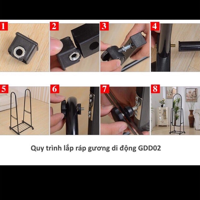 GƯƠNG SOI DI ĐỘNG CỠ LỚN TOÀN THÂN