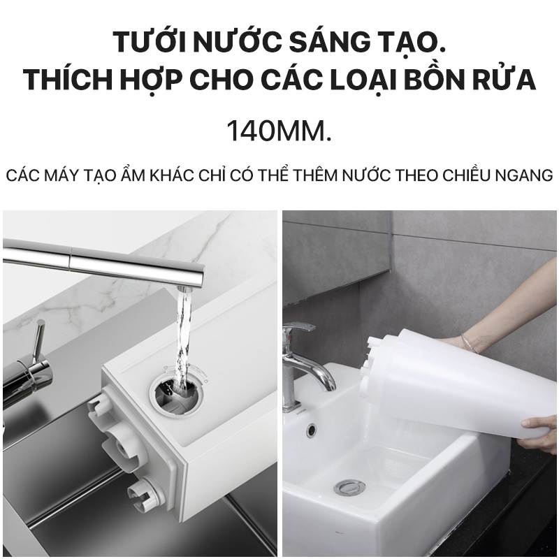 Máy phun sương tạo ẩm siêu âm cao cấp Deerma LD300 - BH Chính Hãng 12 Tháng