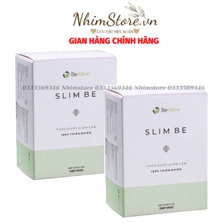 Giảm cân slim be combo 2 hộp của bealive chính hãng slimbe giúp giảm 3-7 - ảnh sản phẩm 1