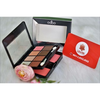 Set phấn mắt và má hồng Odbo Thái Lan