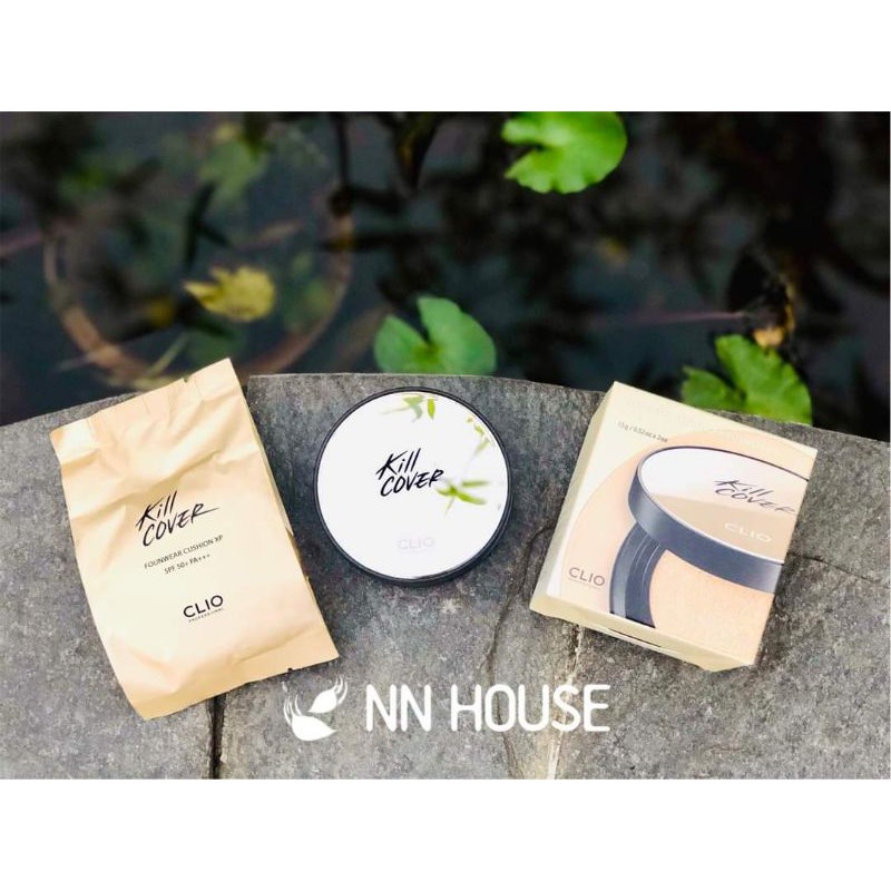 Cushion phấn nước trang điểm  Clio Kill Cover Founwear XP che phủ cao, mịn da